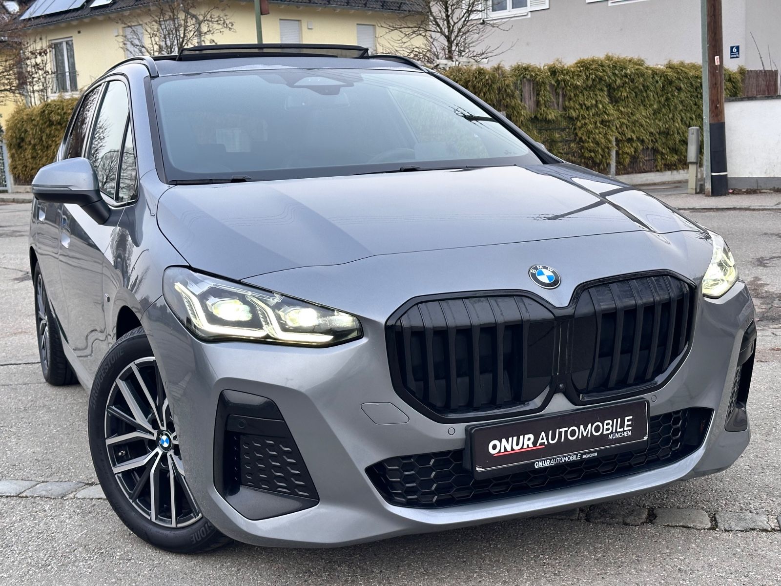 BMW 218 Active Tourer 2024, 61 200 км, 100 kW (136 PS) бензин, автомат — фото с аукциона, доставка в Беларусь