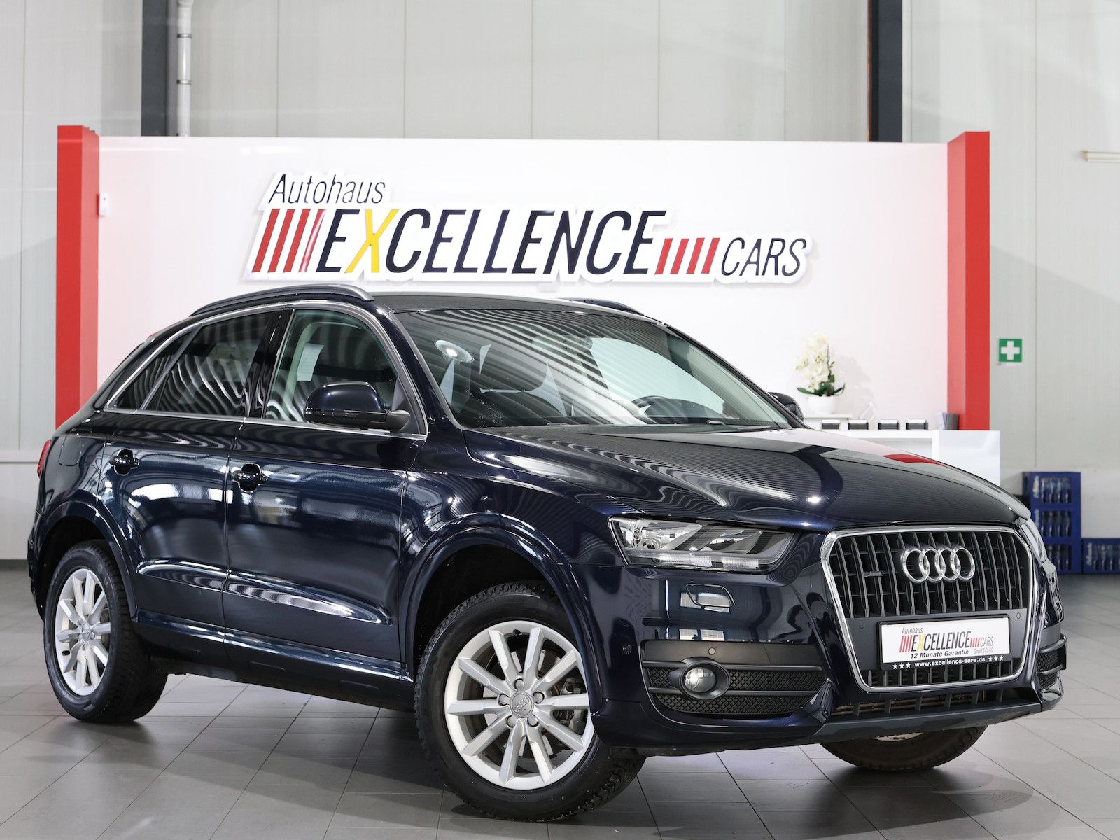 Audi Q3 2012, 97 000 км, 155 kW (211 PS) бензин, автомат — фото с аукциона, доставка в Беларусь