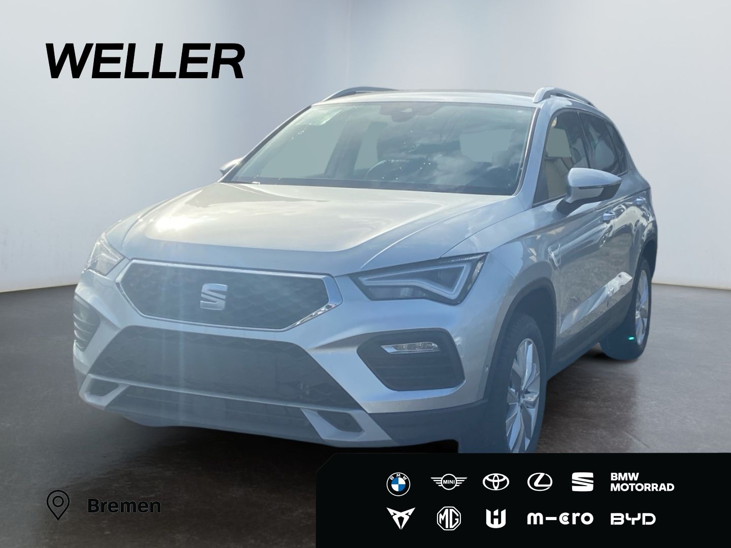 Seat Ateca 2026, 110 kW (150 PS) бензин, автомат — фото с аукциона, доставка в Беларусь