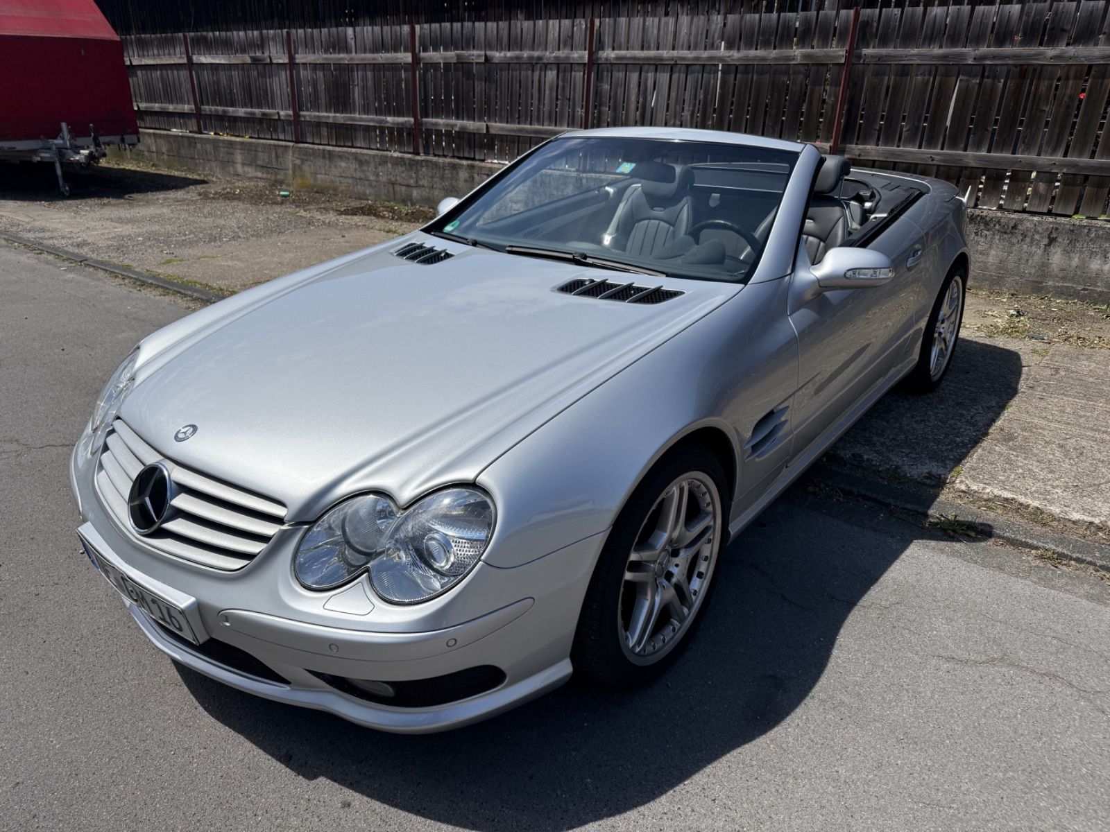 Mercedes-Benz SL 55 AMG 2002, 128 598 км, 368 kW (500 PS) бензин, автомат — фото с аукциона, доставка в Беларусь
