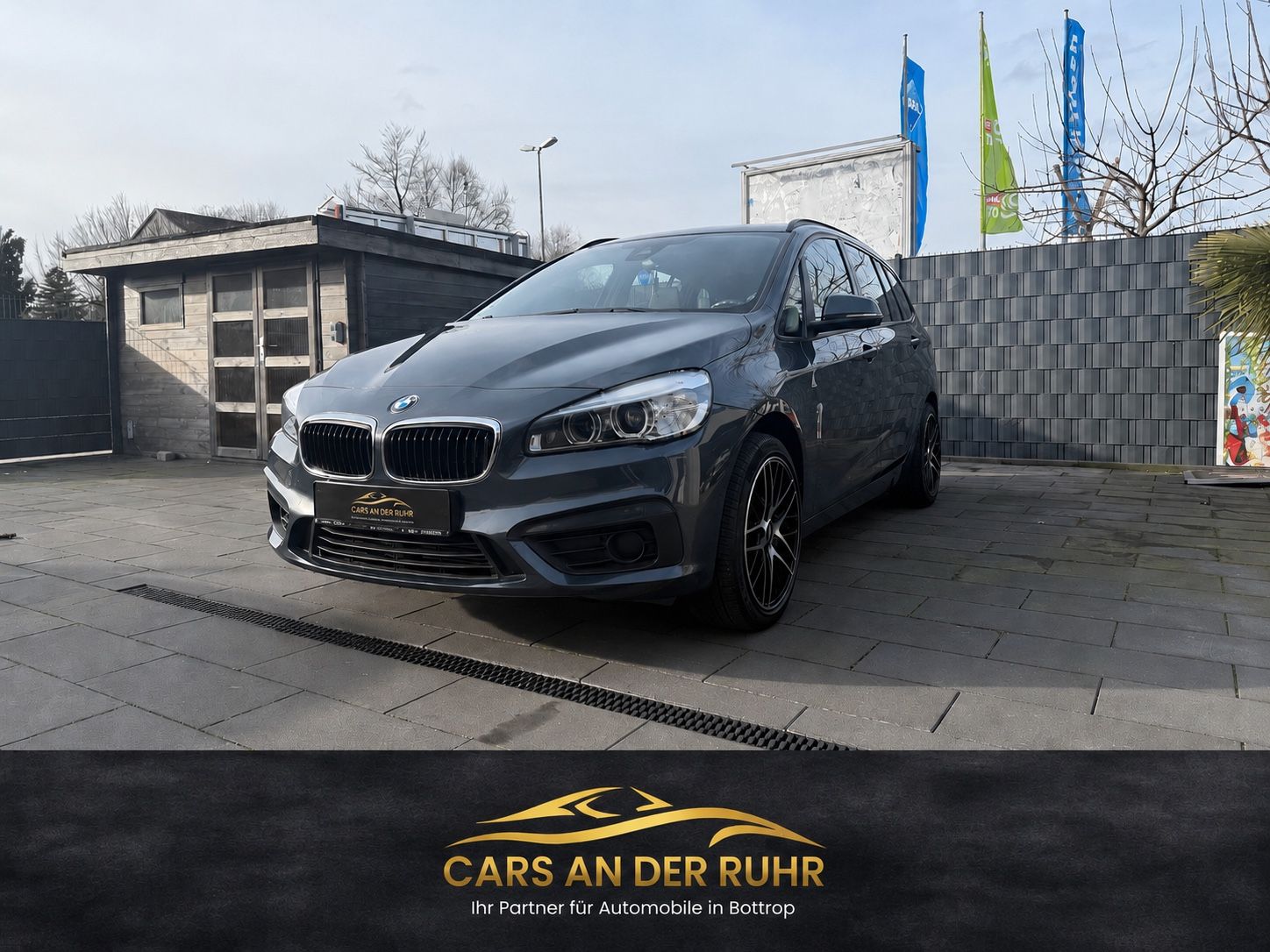 BMW 218 Gran Tourer 2015, 98 400 км, 100 kW (136 PS) бензин, автомат — фото с аукциона, доставка в Беларусь