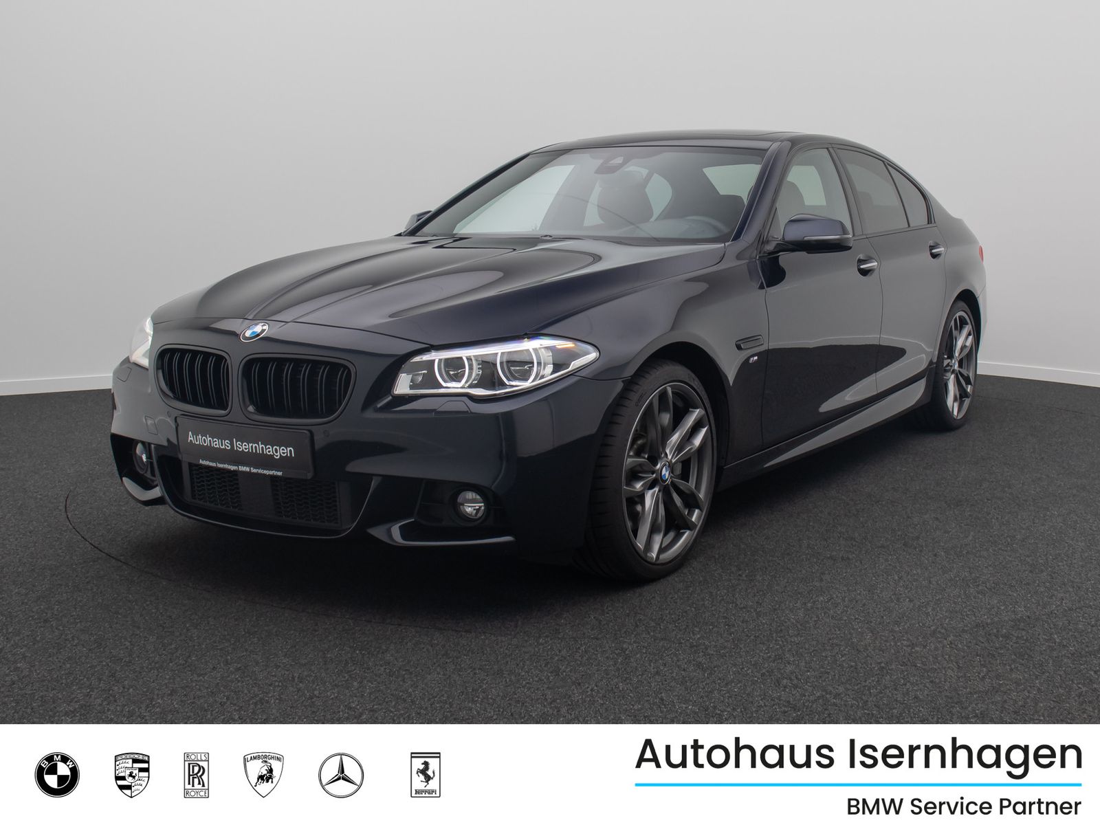 BMW 550 2014, 134 000 км, 330 kW (449 PS) бензин, автомат — фото с аукциона, доставка в Беларусь