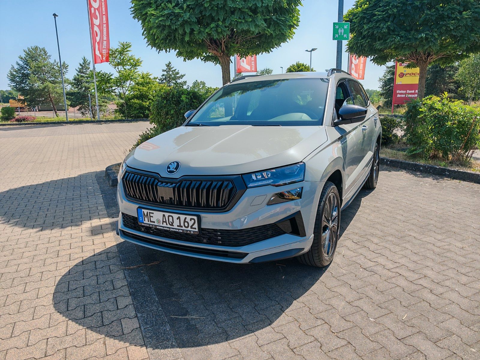 Skoda Karoq 2026, 25 км, 110 kW (150 PS) бензин, автомат — фото с аукциона, доставка в Беларусь