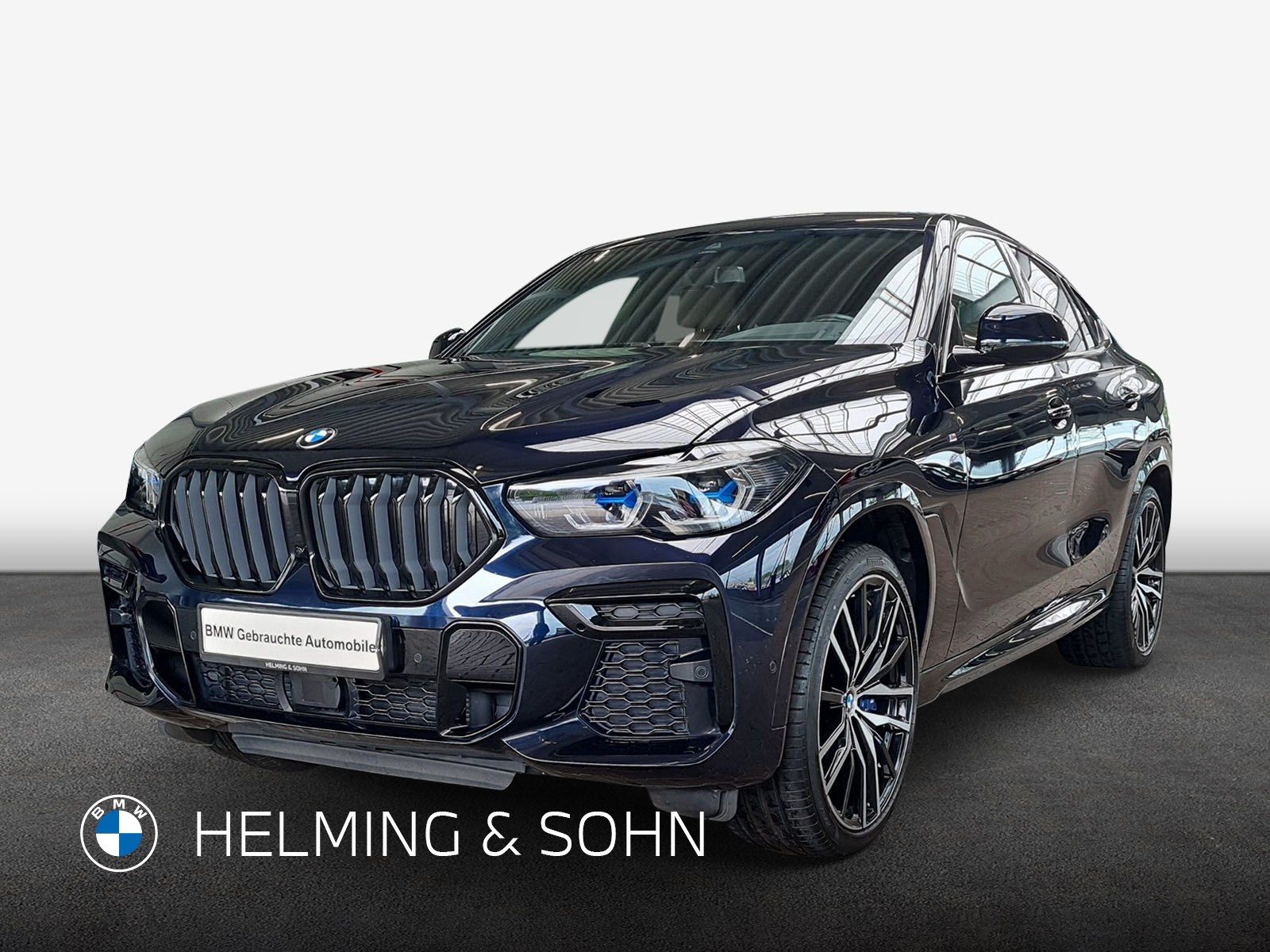 BMW X6 M50 2023, 67 183 км, 390 kW (530 PS) бензин, автомат — фото с аукциона, доставка в Беларусь