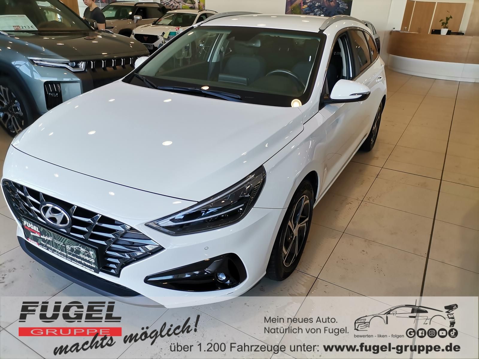 Hyundai i30 2021, 57 500 км, 88 kW (120 PS) бензин, schaltgetriebe — фото с аукциона, доставка в Беларусь