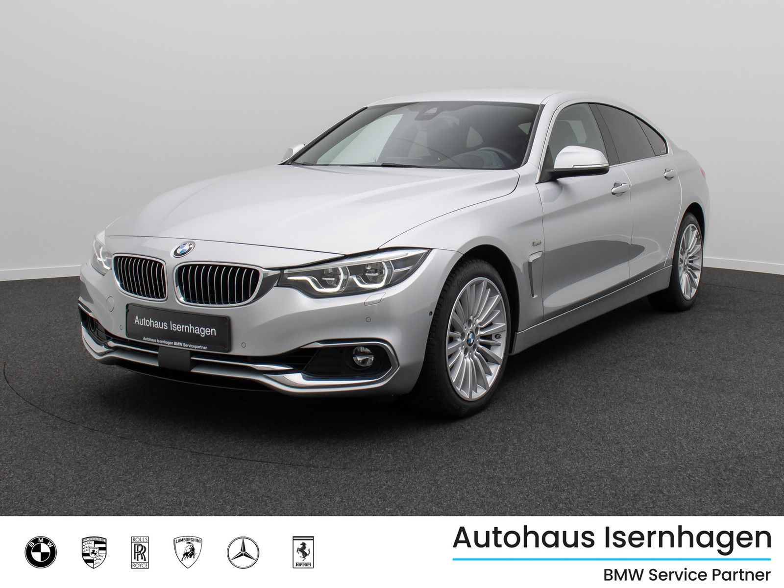 BMW 420 Gran Coupé 2017, 124 300 км, 135 kW (184 PS) бензин, автомат — фото с аукциона, доставка в Беларусь