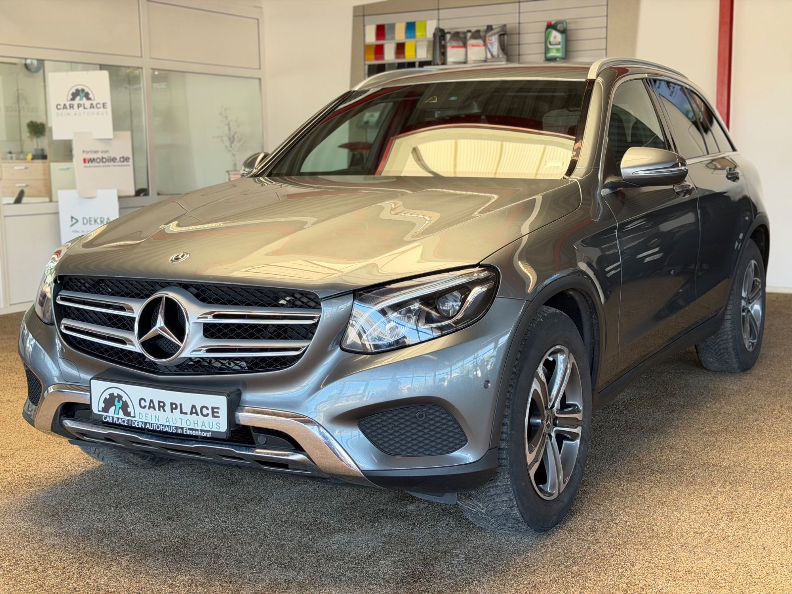 Mercedes-Benz GLC 220 2017, 168 550 км, 125 kW (170 PS) дизель, автомат — фото с аукциона, доставка в Беларусь