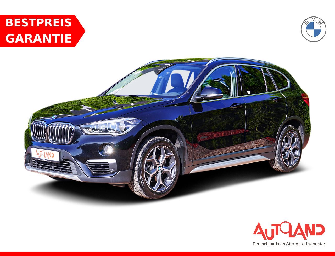 BMW X1 2018, 73 177 км, 103 kW (140 PS) бензин, schaltgetriebe — фото с аукциона, доставка в Беларусь