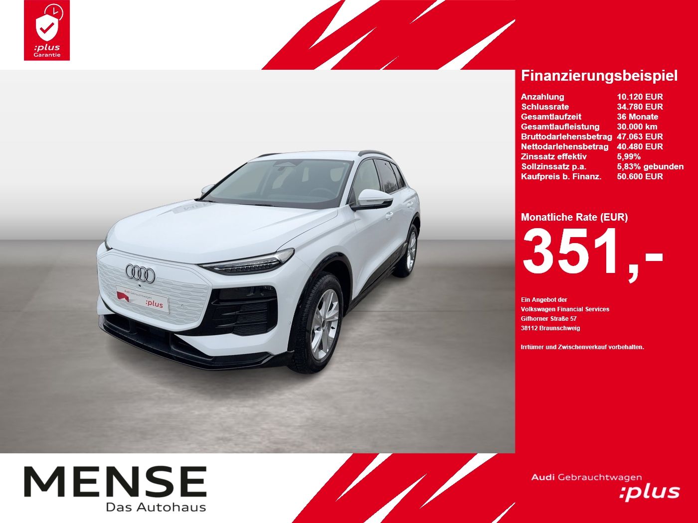 Audi Q6 e-tron 2025, 7 528 км, 185 kW (252 PS) электро, автомат — фото с аукциона, доставка в Беларусь