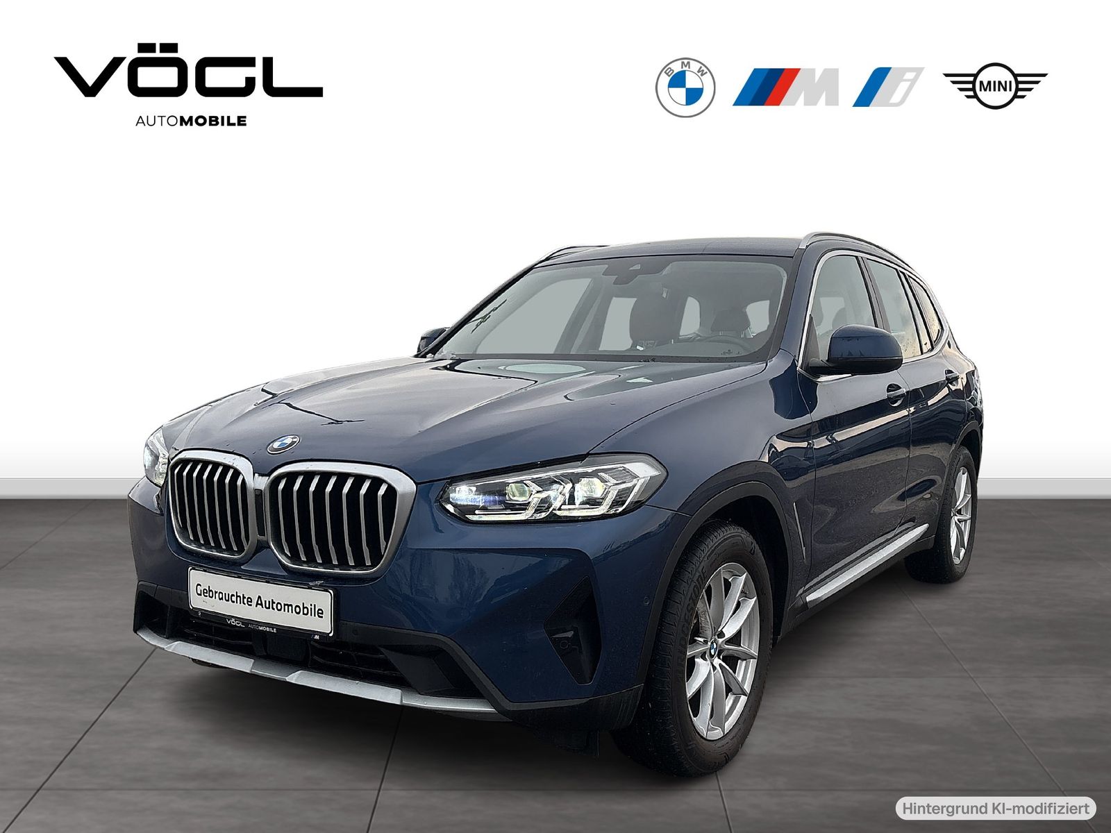 BMW X3 2022, 90 689 км, 140 kW (190 PS) дизель, автомат — фото с аукциона, доставка в Беларусь