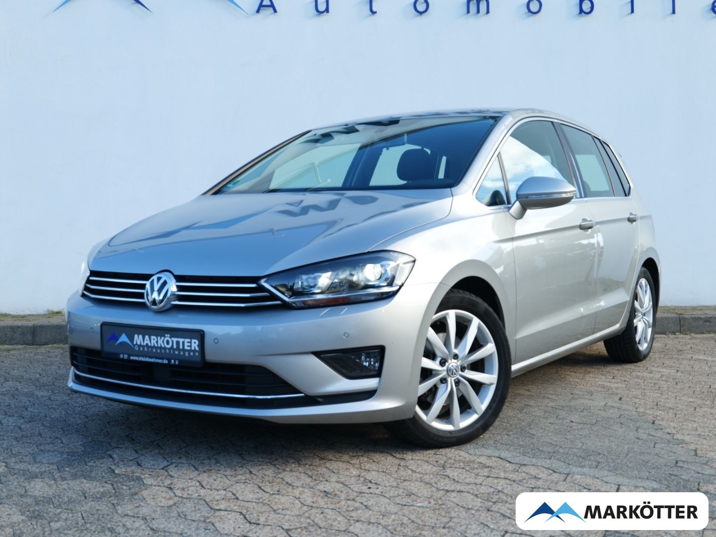 Volkswagen Golf Sportsvan 2015, 99 696 км, 92 kW (125 PS) бензин, автомат — фото с аукциона, доставка в Беларусь