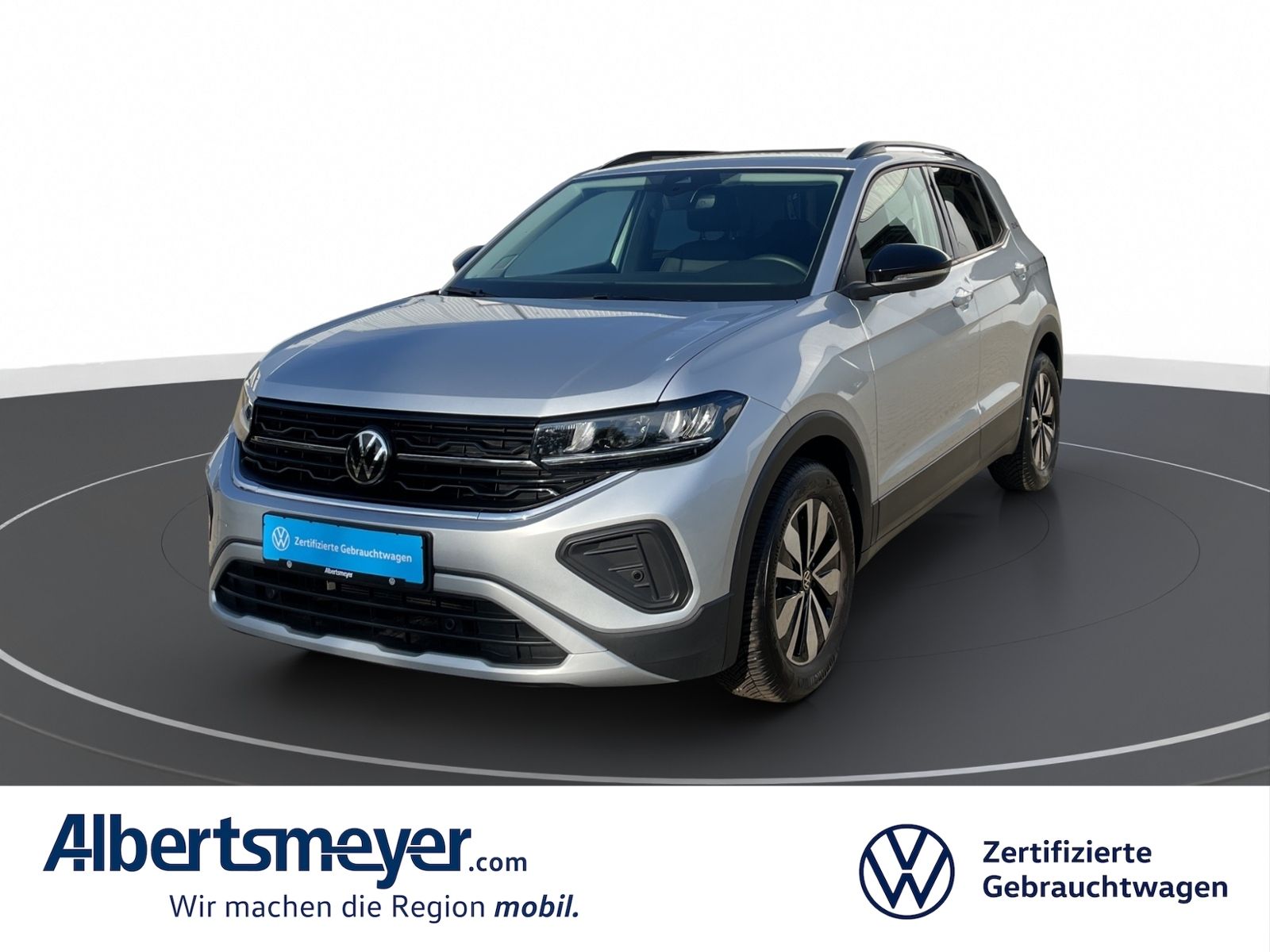 Volkswagen T-Cross 2025, 8 000 км, 70 kW (95 PS) бензин, schaltgetriebe — фото с аукциона, доставка в Беларусь