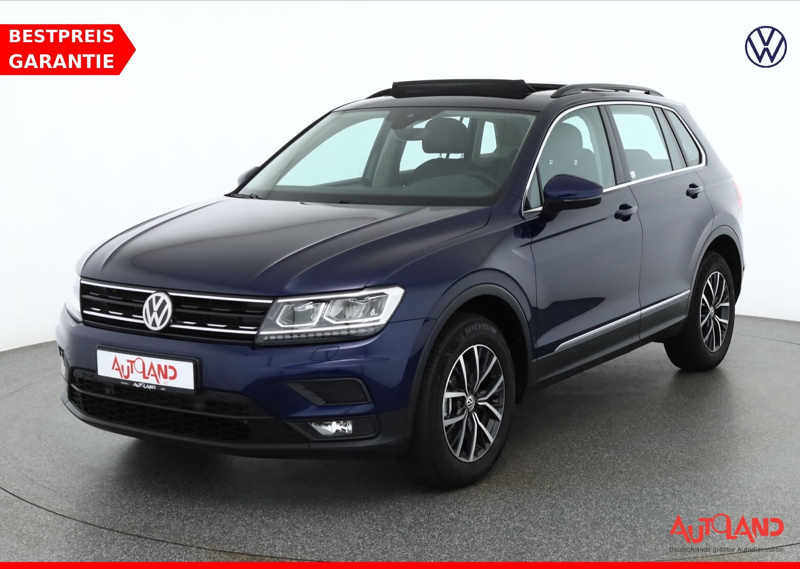 Volkswagen Tiguan 2019, 87 387 км, 140 kW (190 PS) бензин, автомат — фото с аукциона, доставка в Беларусь