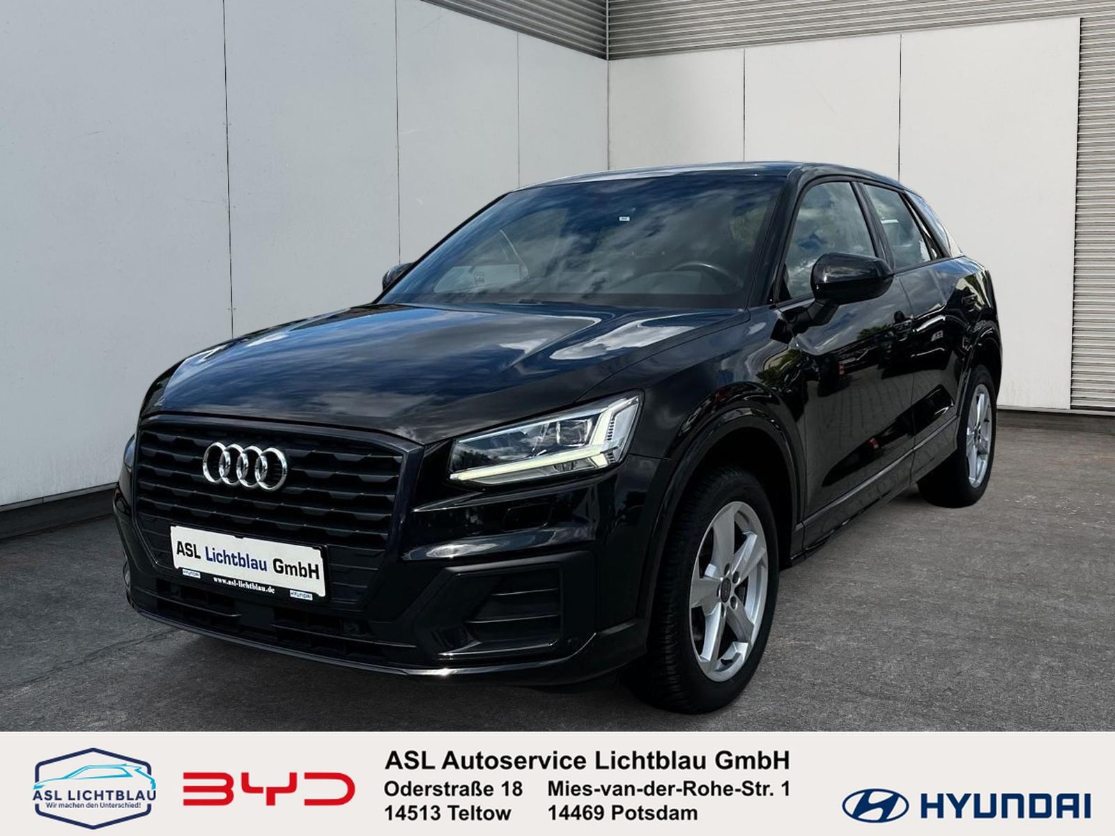 Audi Q2 2019, 94 728 км, 110 kW (150 PS) бензин, автомат — фото с аукциона, доставка в Беларусь