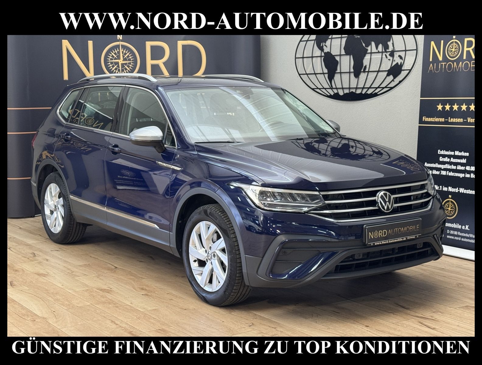 Volkswagen Tiguan Allspace 2023, 77 037 км, 110 kW (150 PS) дизель, автомат — фото с аукциона, доставка в Беларусь