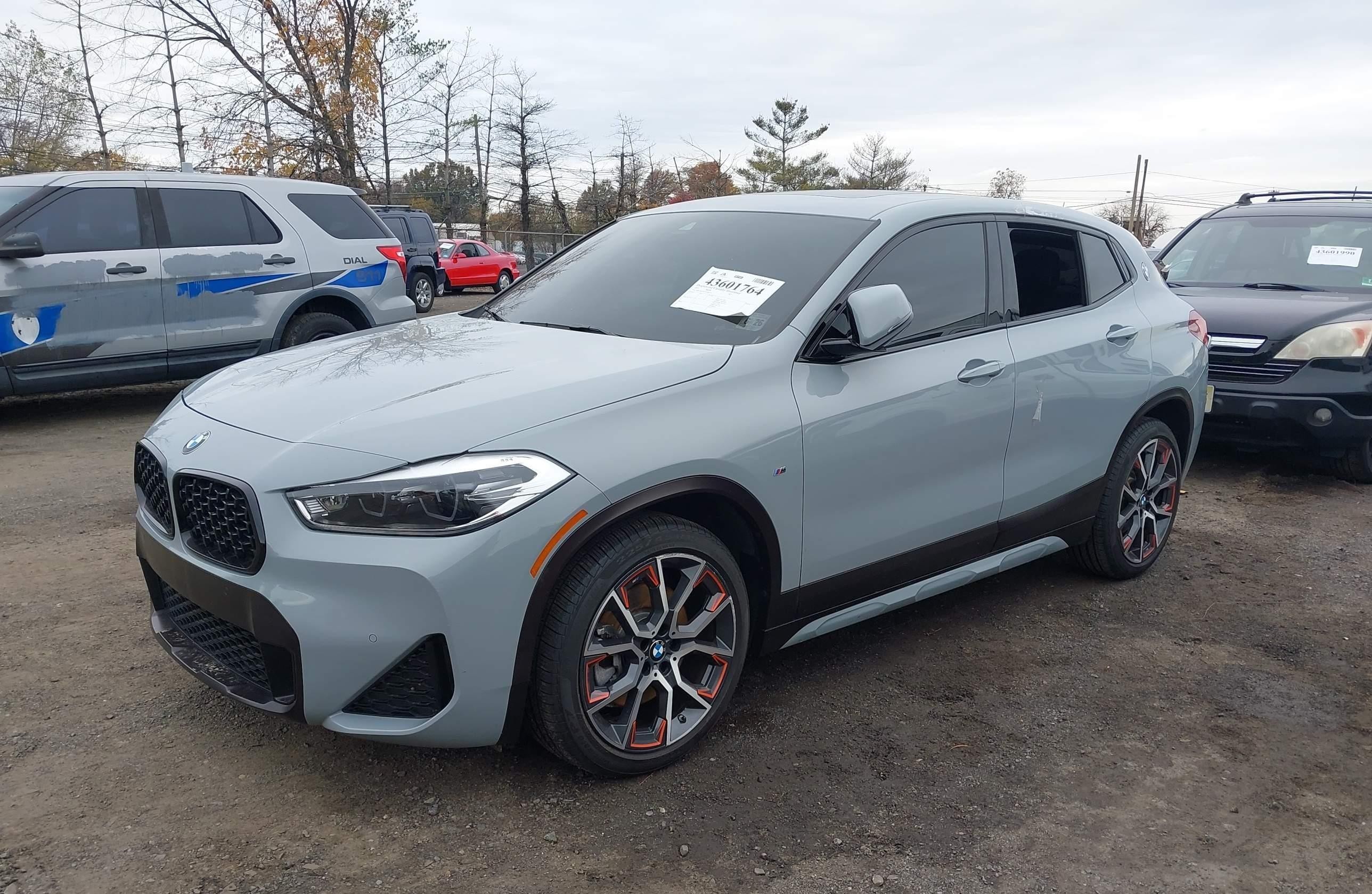 BMW X2 2022, 58 233 км, 2.0L бензин, автомат — фото с аукциона, доставка в Беларусь