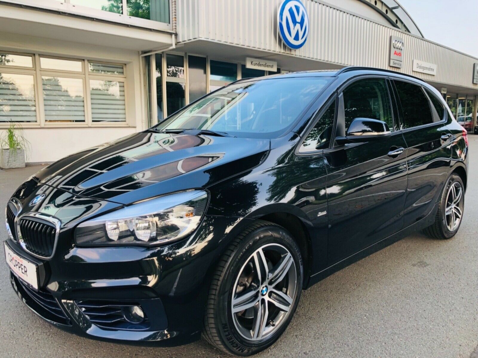 BMW 218 2015, 104 900 км, 100 kW (136 PS) бензин, schaltgetriebe — фото с аукциона, доставка в Беларусь