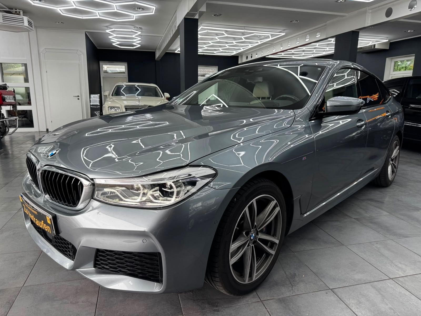 BMW 630 Gran Turismo 2018, 74 000 км, 190 kW (258 PS) бензин, автомат — фото с аукциона, доставка в Беларусь