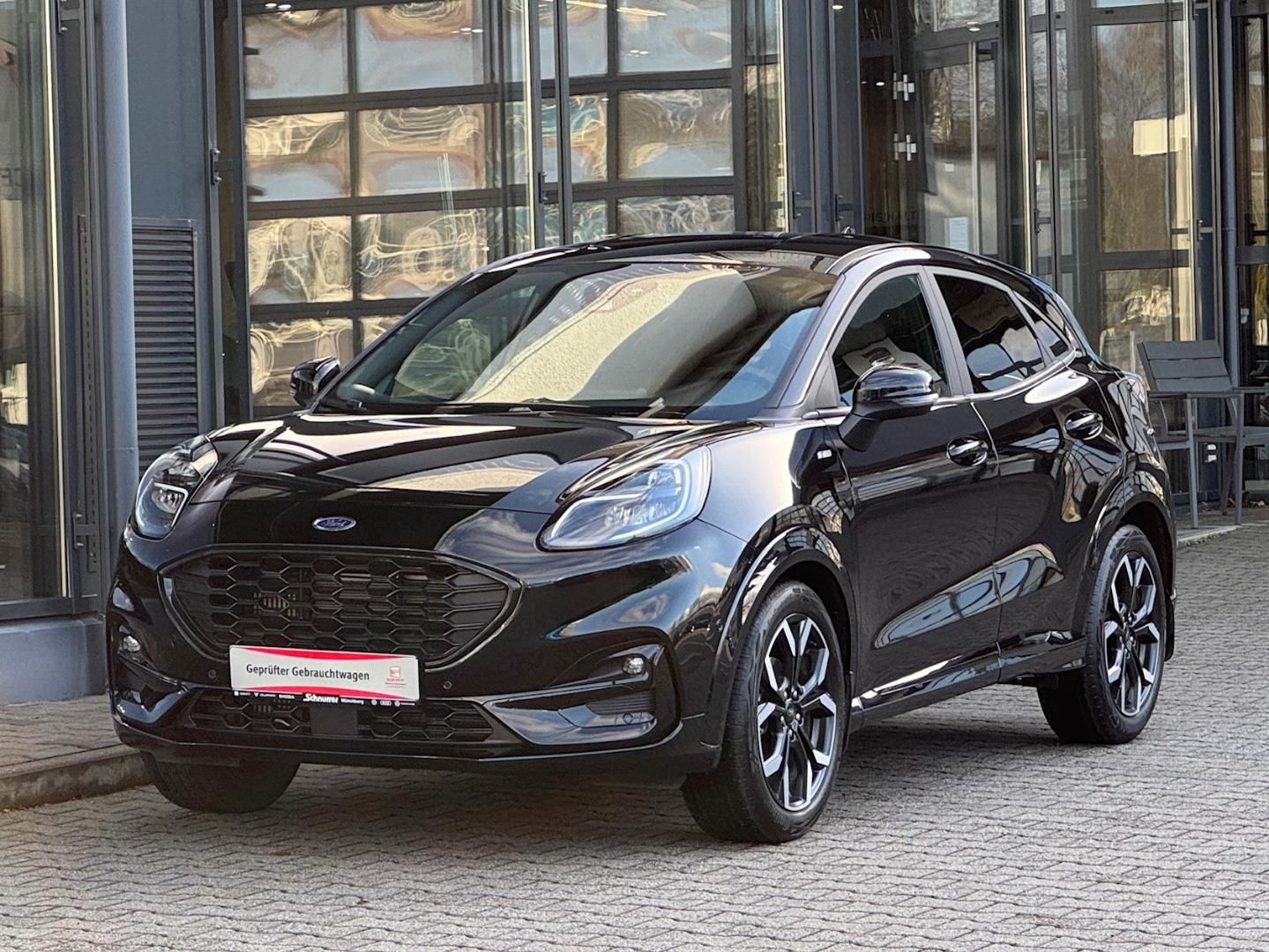Ford Puma 2021, 25 500 км, 92 kW (125 PS) бензин, schaltgetriebe — фото с аукциона, доставка в Беларусь