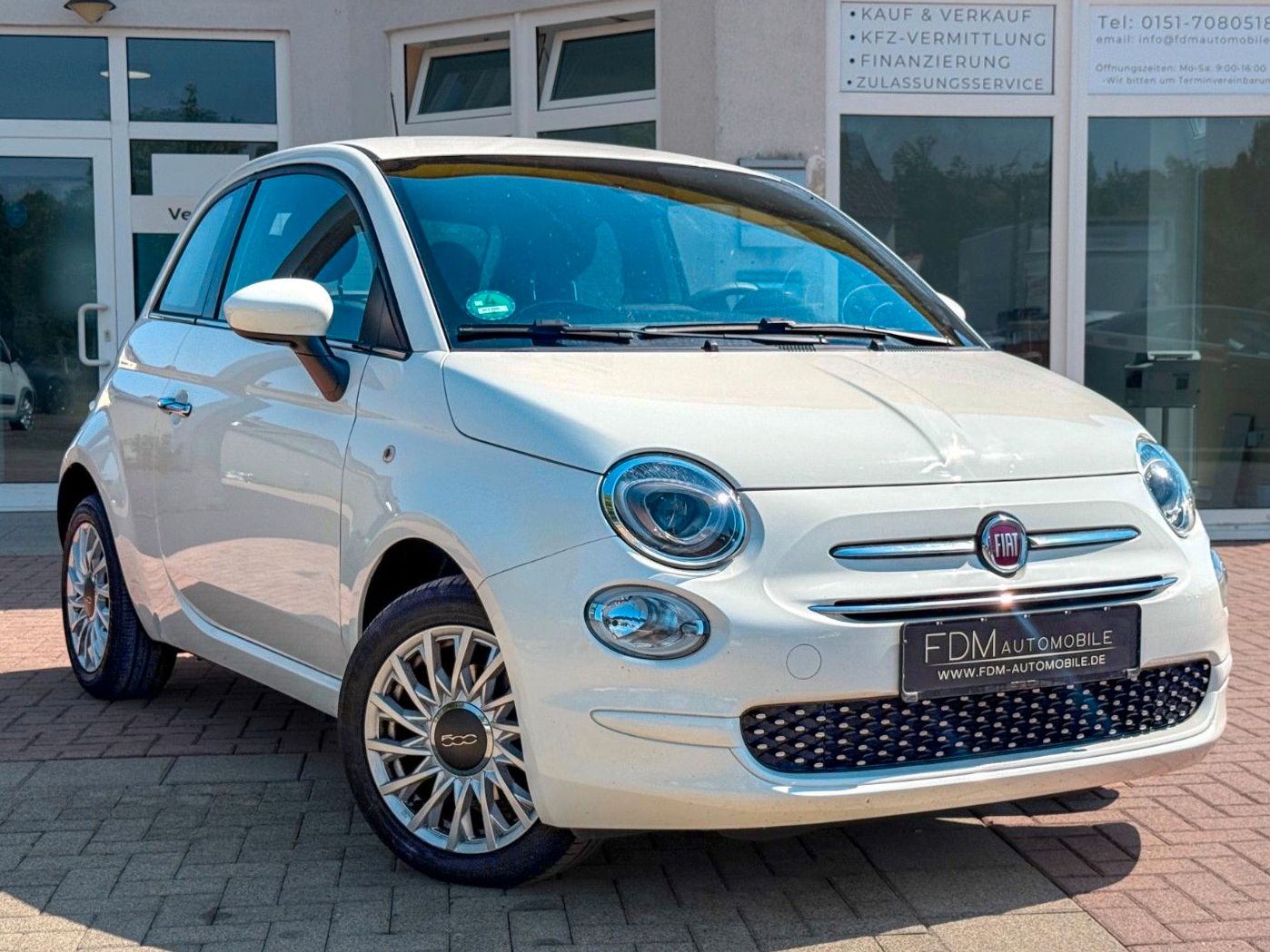 Fiat 500 2019, 58 000 км, 51 kW (69 PS) бензин, schaltgetriebe — фото с аукциона, доставка в Беларусь