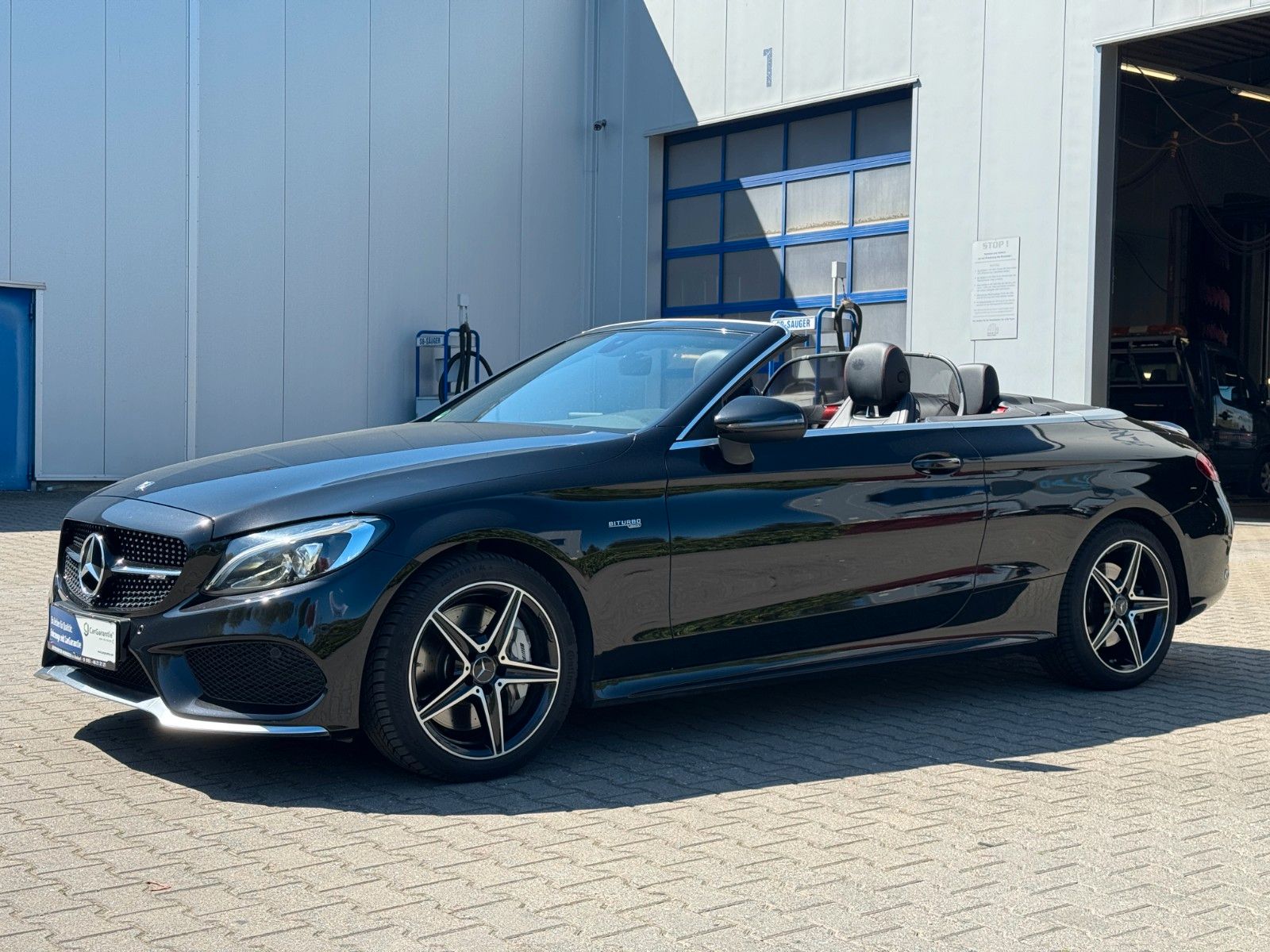 Mercedes-Benz C 43 AMG 2017, 98 405 км, 270 kW (367 PS) бензин, автомат — фото с аукциона, доставка в Беларусь