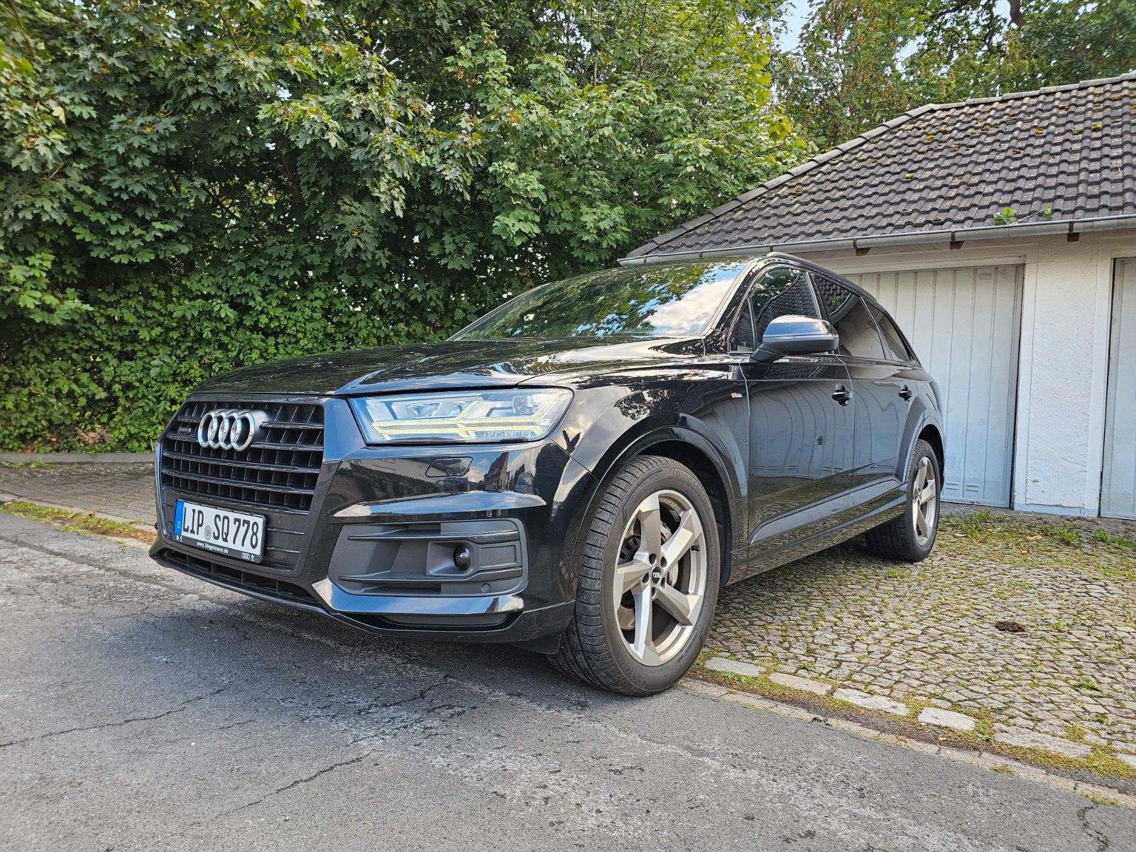 Audi Q7 2017, 169 500 км, 200 kW (272 PS) дизель, автомат — фото с аукциона, доставка в Беларусь