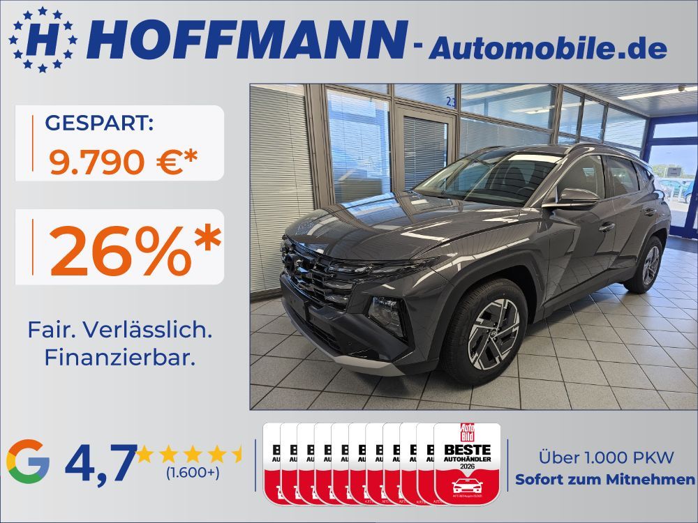 Hyundai TUCSON 2026, 10 км, 118 kW (160 PS) бензин, schaltgetriebe — фото с аукциона, доставка в Беларусь