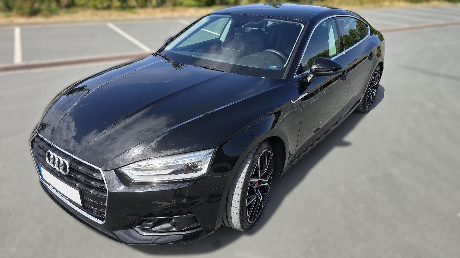 Audi A5 2018, 99 644 км, 140 kW (190 PS) бензин, schaltgetriebe — фото с аукциона, доставка в Беларусь