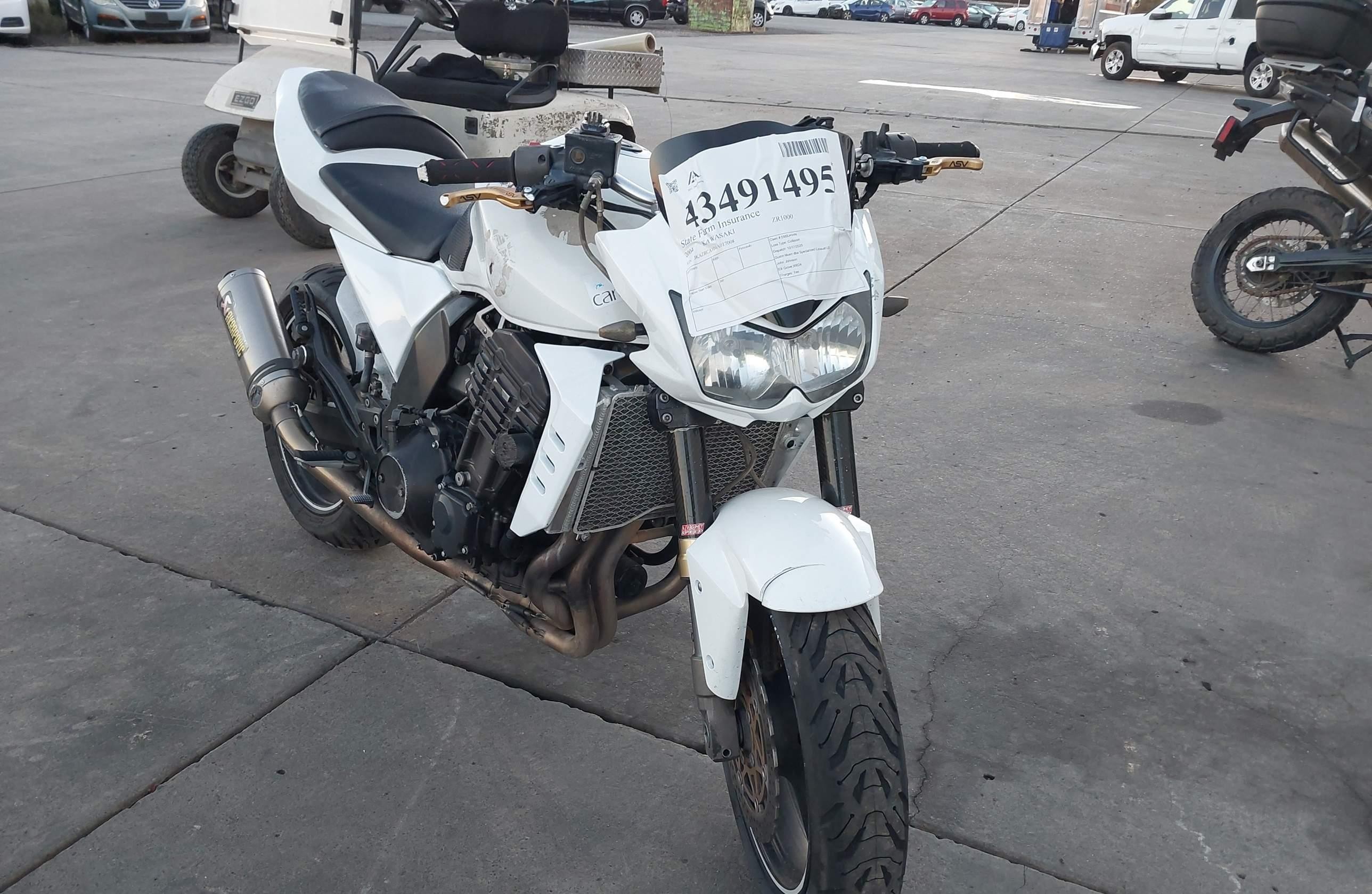 KAWASAKI ZR1000 2004, 84 462 км, 4 cyl. — фото с аукциона, доставка в Беларусь
