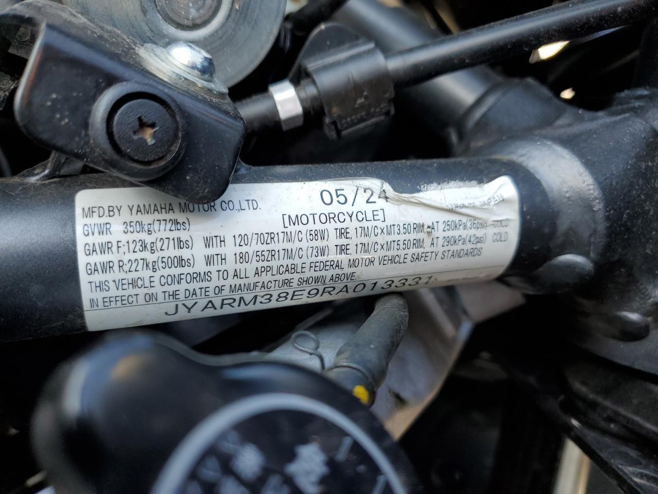 YAMAHA Yzfr7 2024, 11 718 км, 2 cyl., механика — фото 7