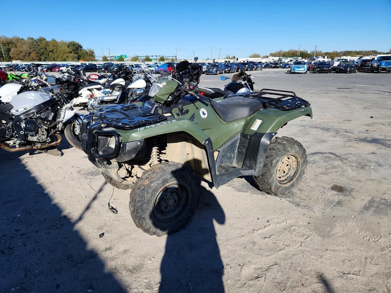 HONDA Trx 2020, 1 бензин, автомат — фото с аукциона, доставка в Беларусь