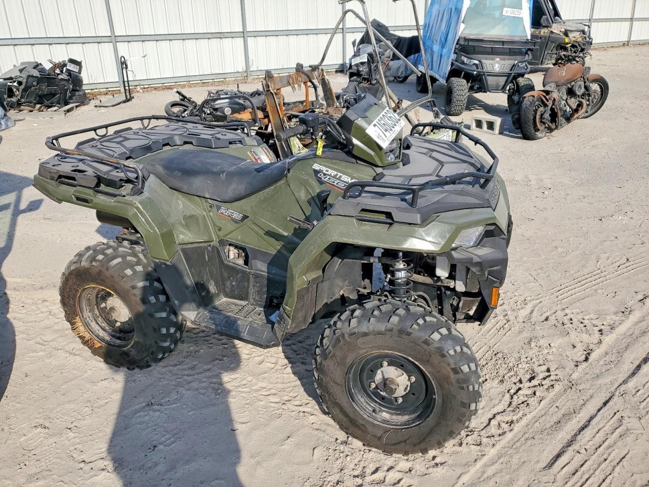 POLARIS Sportsman 2025, 639 км, 1, автомат — фото с аукциона, доставка в Беларусь