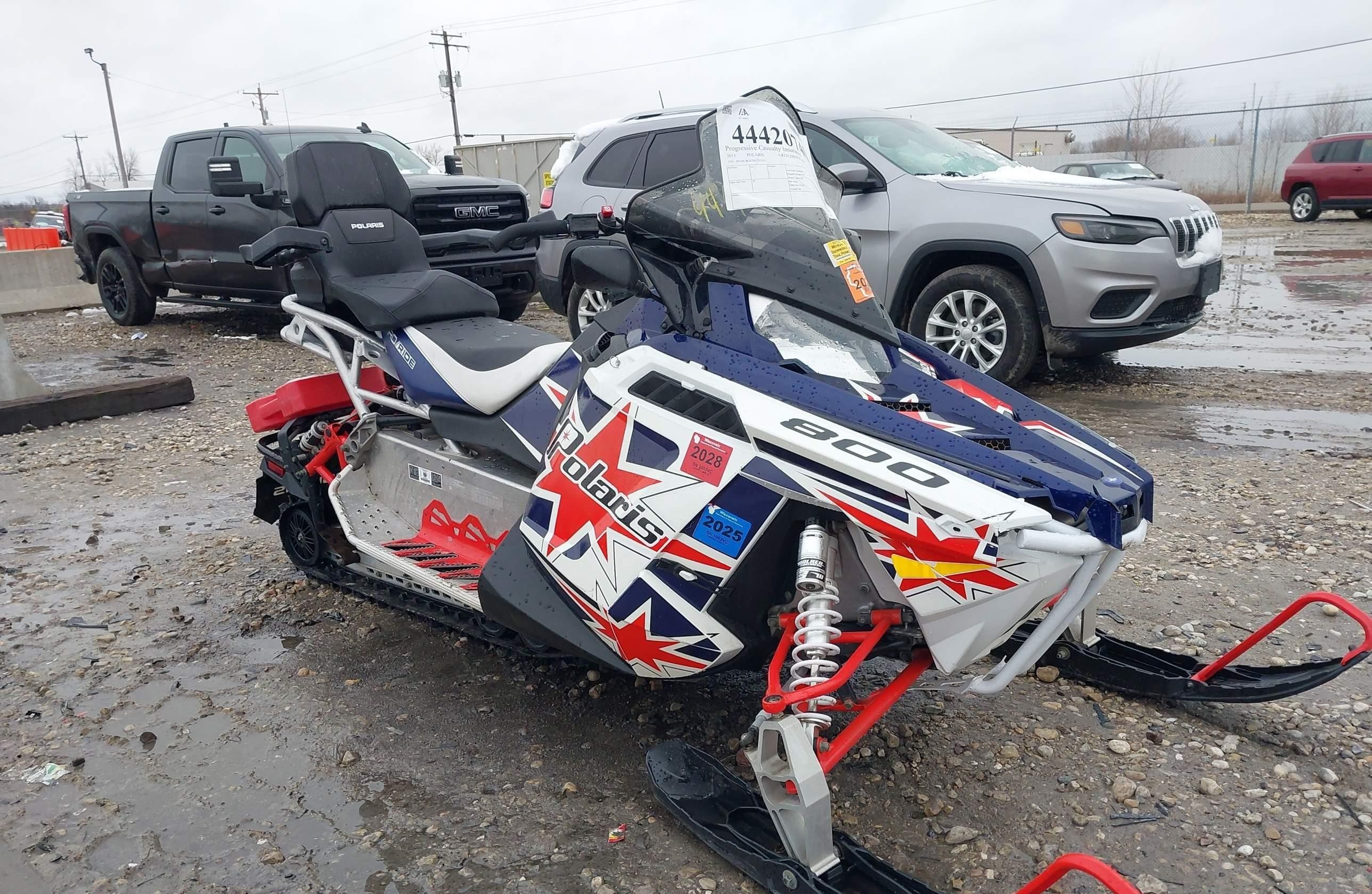 POLARIS SWITCHBACK 800 2013 — фото с аукциона, доставка в Беларусь