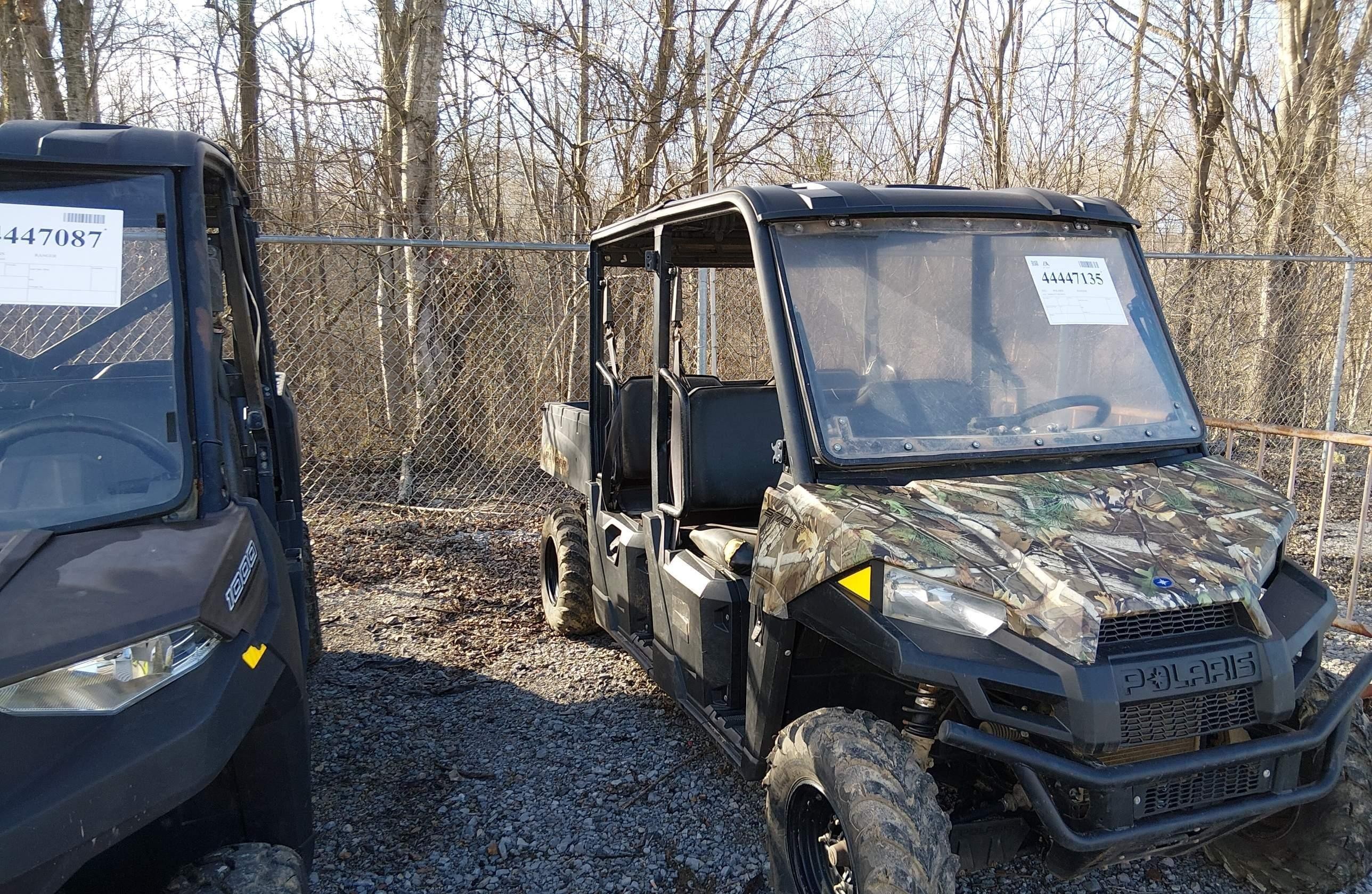 POLARIS RANGER 2021, 6 183 км, 1 бензин — фото с аукциона, доставка в Беларусь