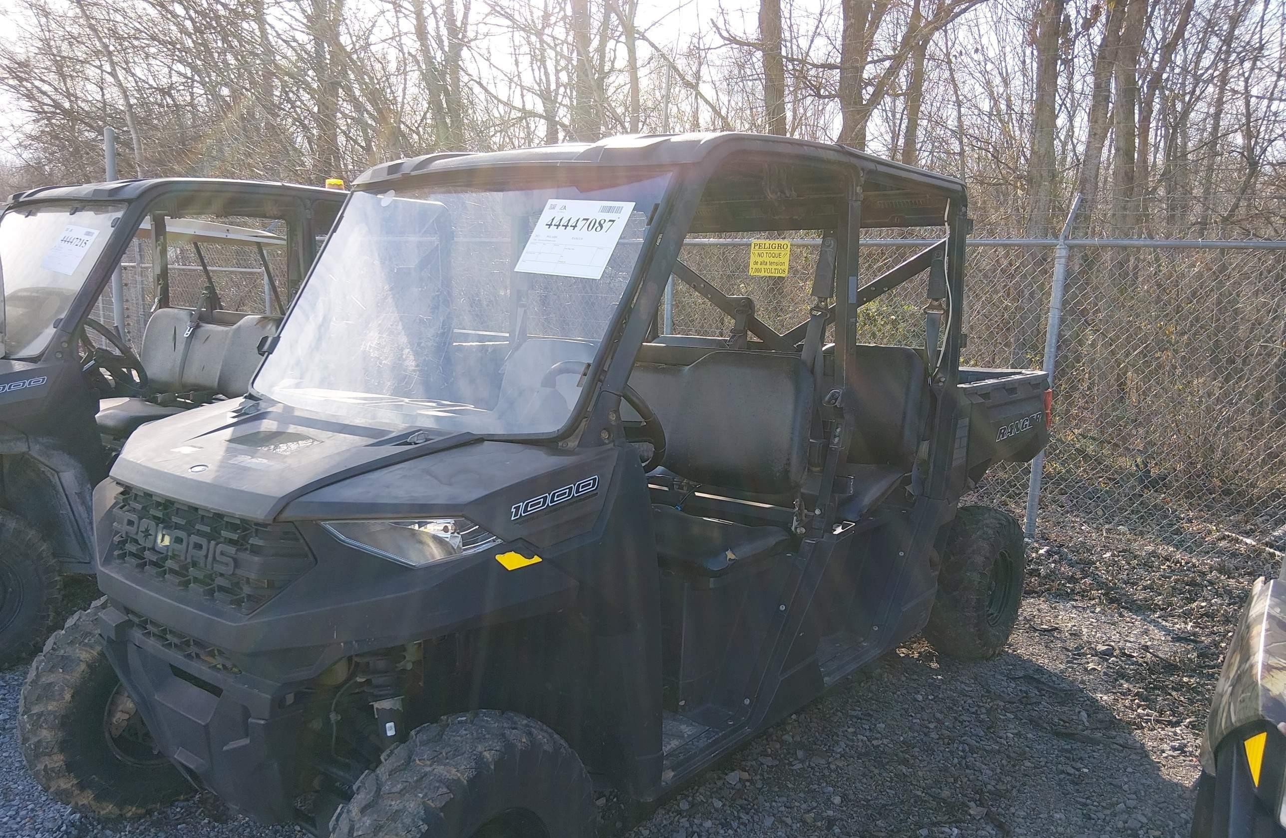 POLARIS RANGER 2021, 2 210 км, 2 бензин — фото с аукциона, доставка в Беларусь