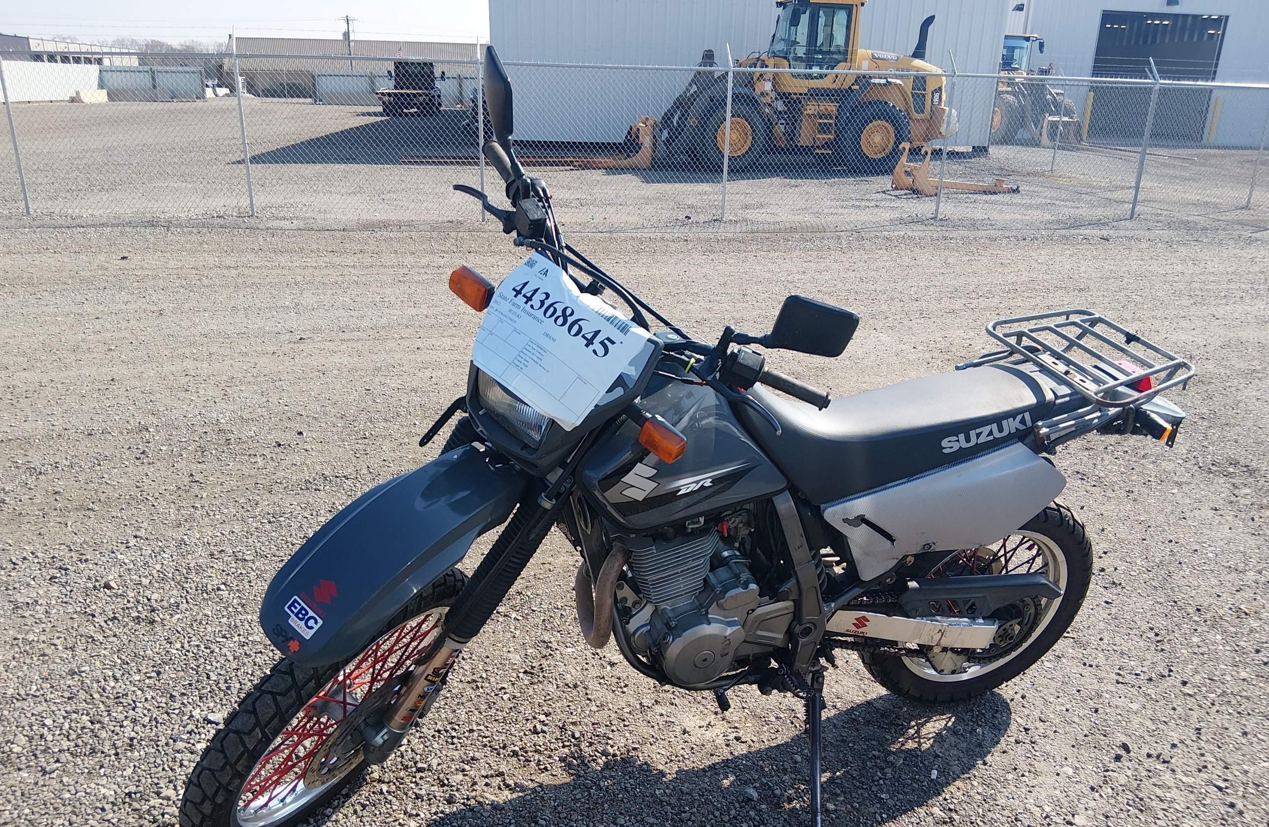 SUZUKI DR650 2012, 24 951 км, 1 cyl. — фото с аукциона, доставка в Беларусь