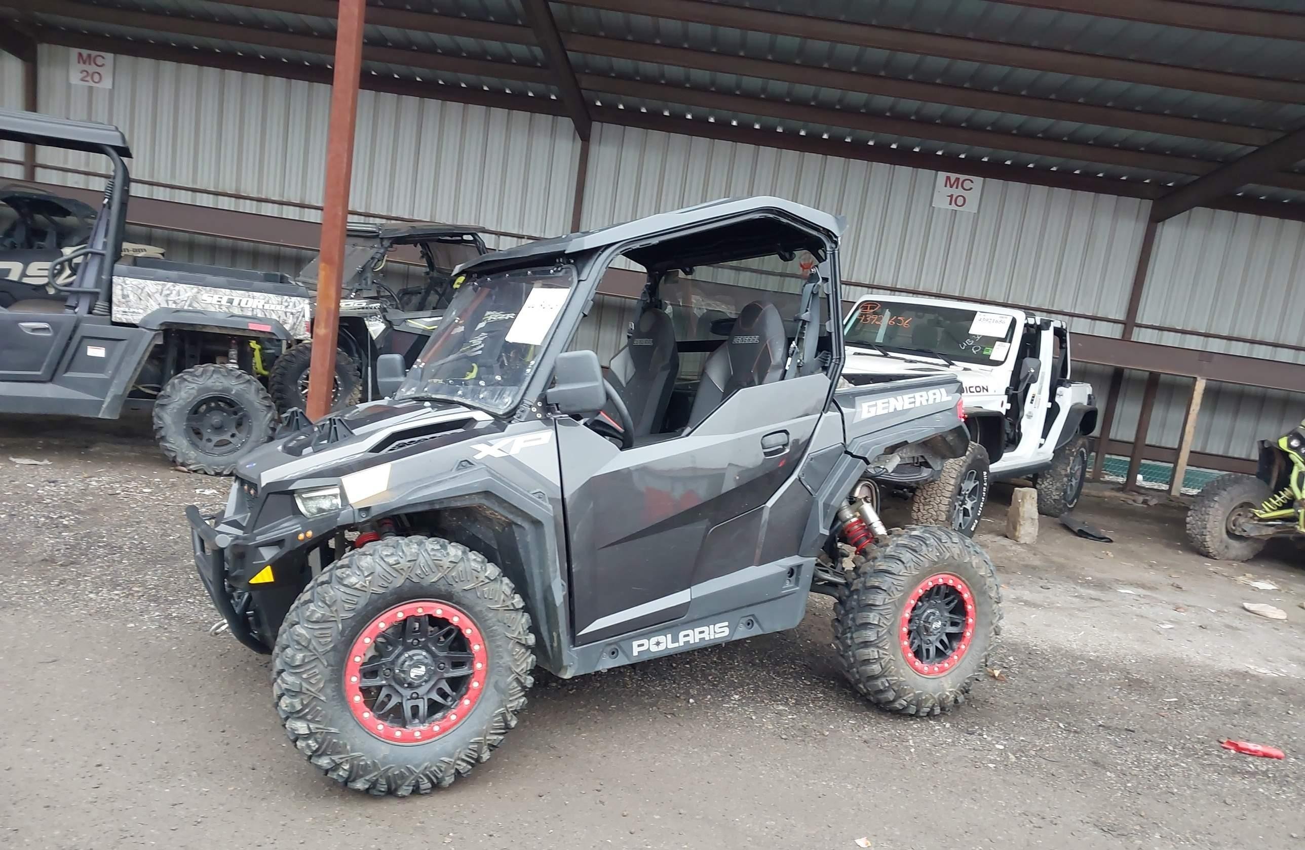 POLARIS GENERAL 2021, 719 км, 2 бензин — фото с аукциона, доставка в Беларусь