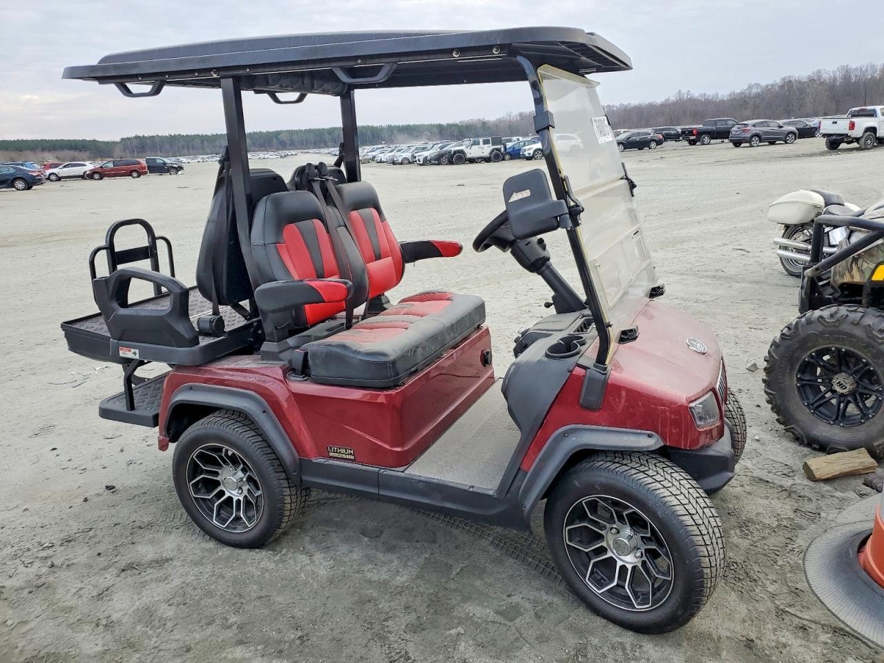 EVOLUTION Golf cart 2024, автомат — фото с аукциона, доставка в Беларусь