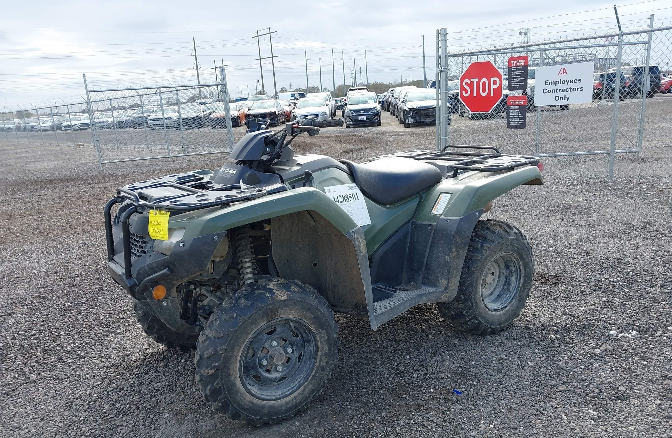 HONDA TRX420 2020, 1 бензин — фото 2