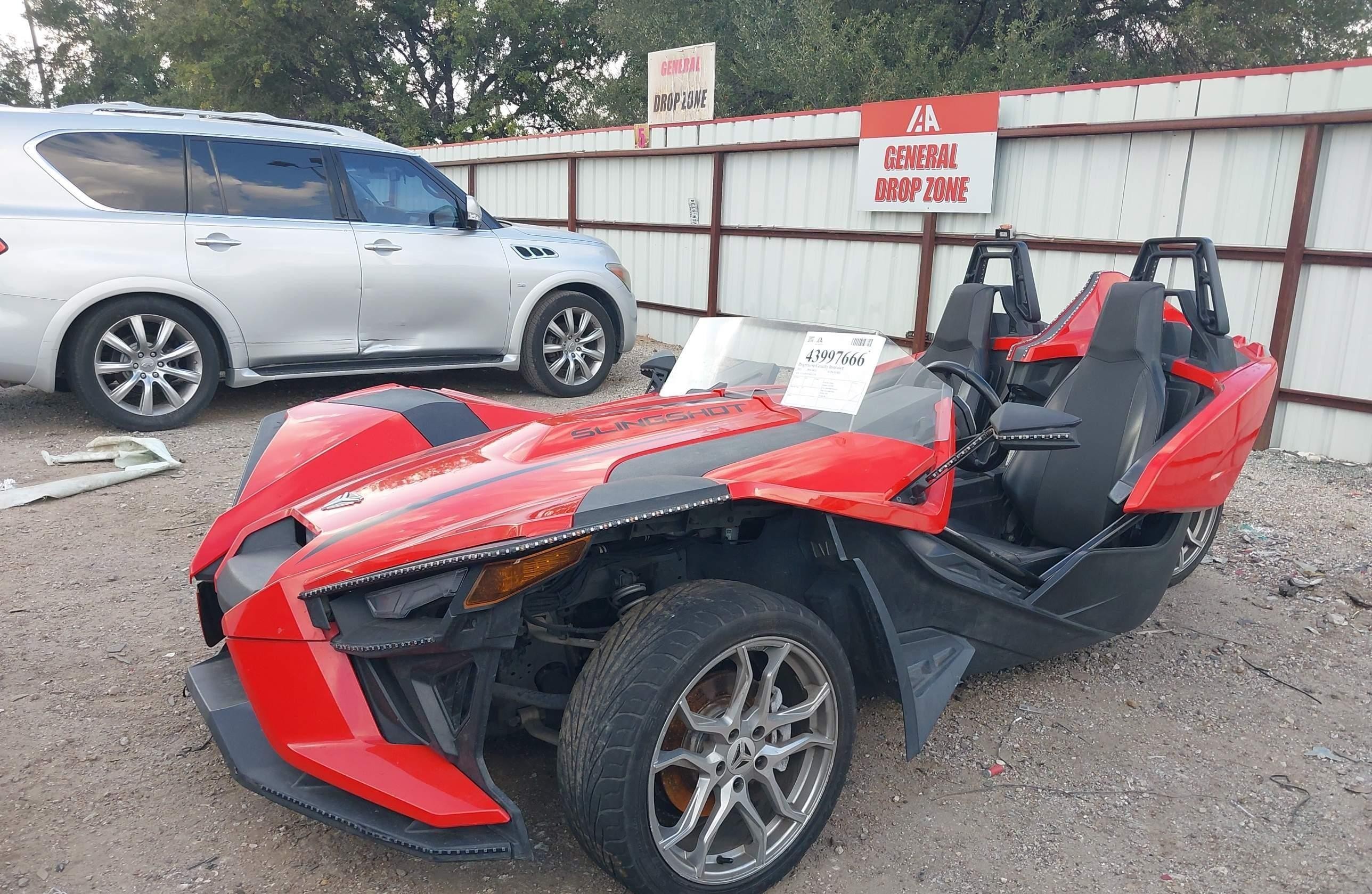 POLARIS SLINGSHOT 2021, 83 461 км — фото с аукциона, доставка в Беларусь