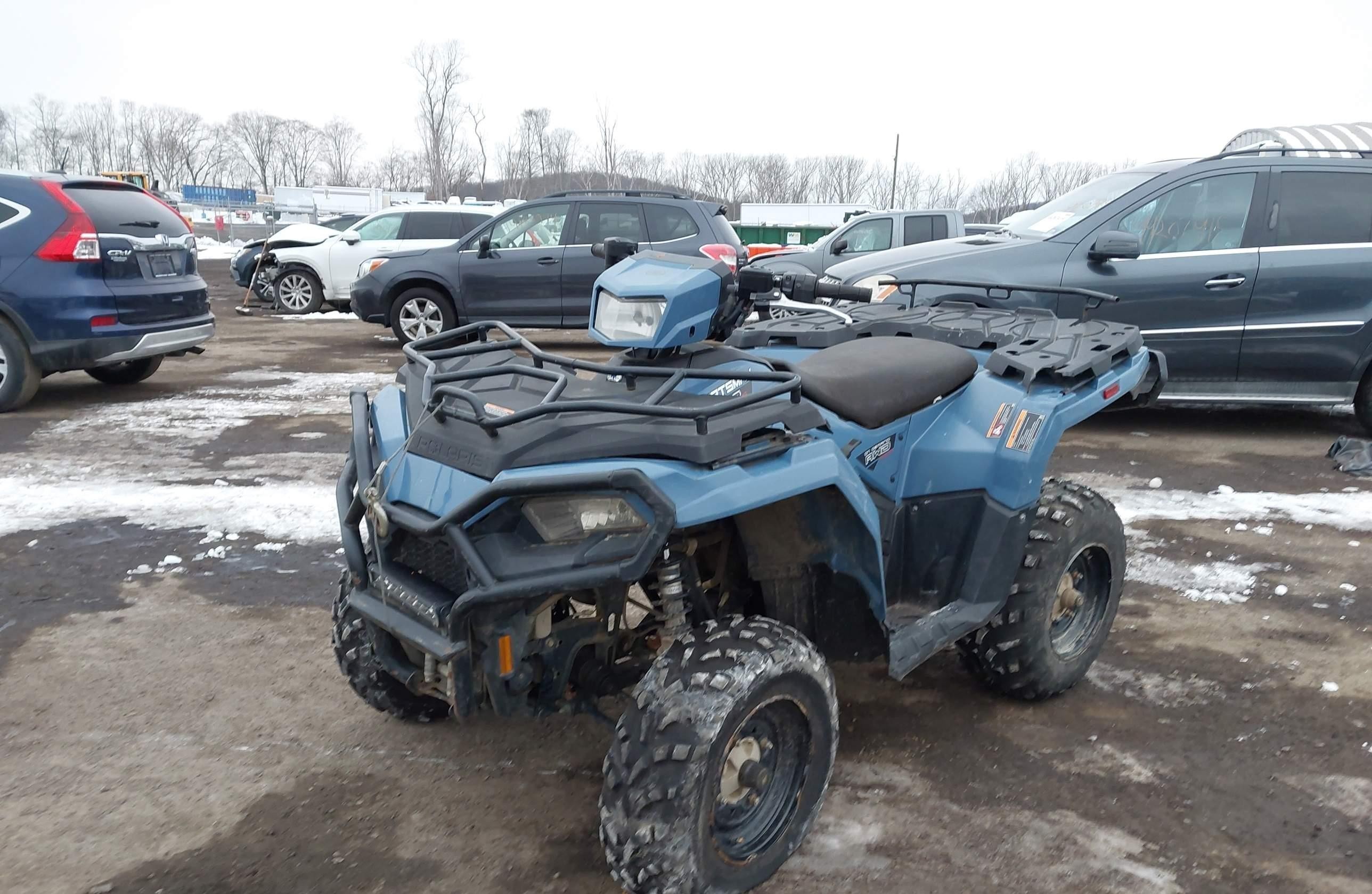 POLARIS SPORTSMAN 2021, 1 476 км, 1 бензин — фото с аукциона, доставка в Беларусь