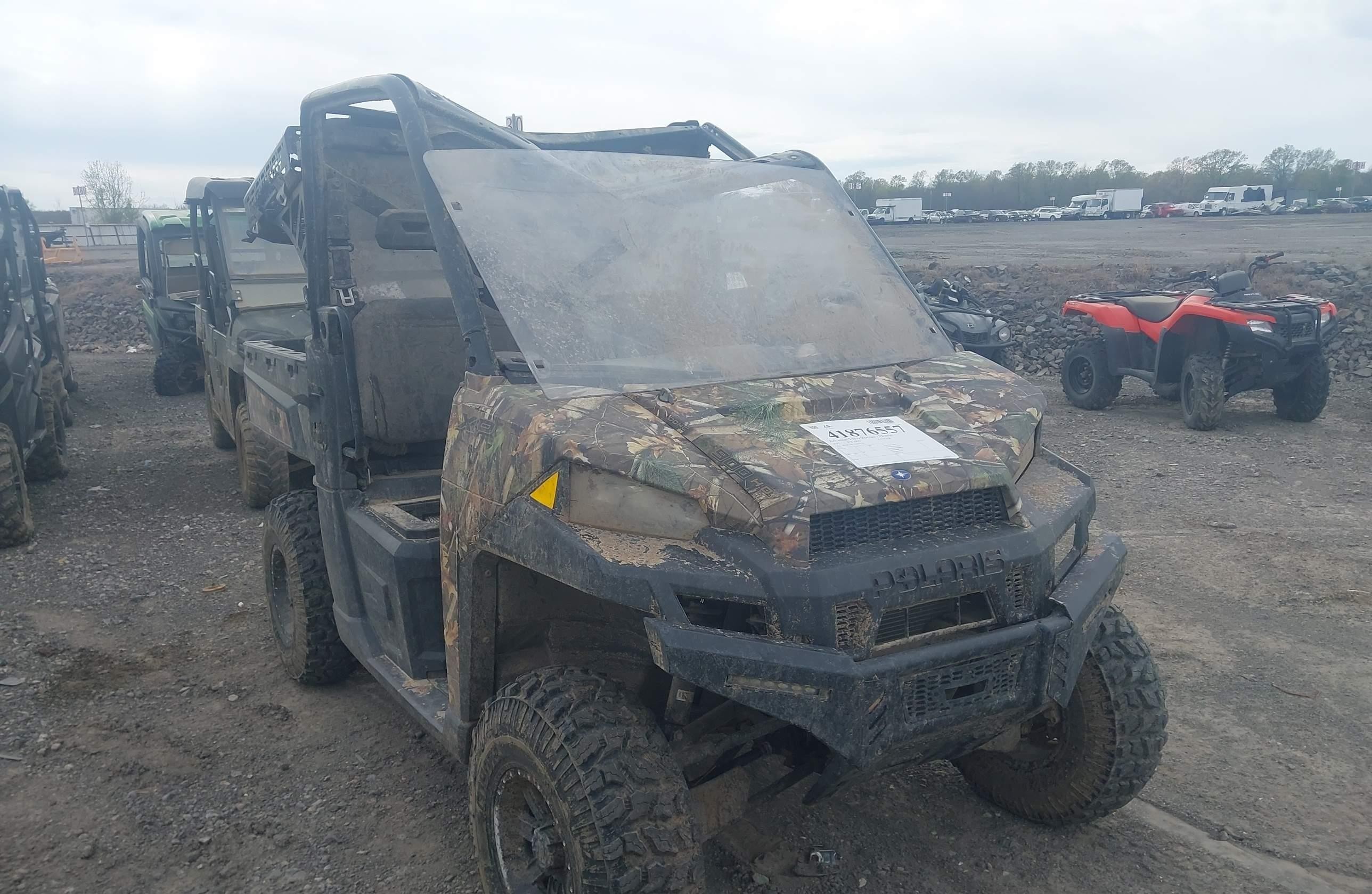 POLARIS RANGER 2019, 2 923 км, 2 бензин — фото с аукциона, доставка в Беларусь