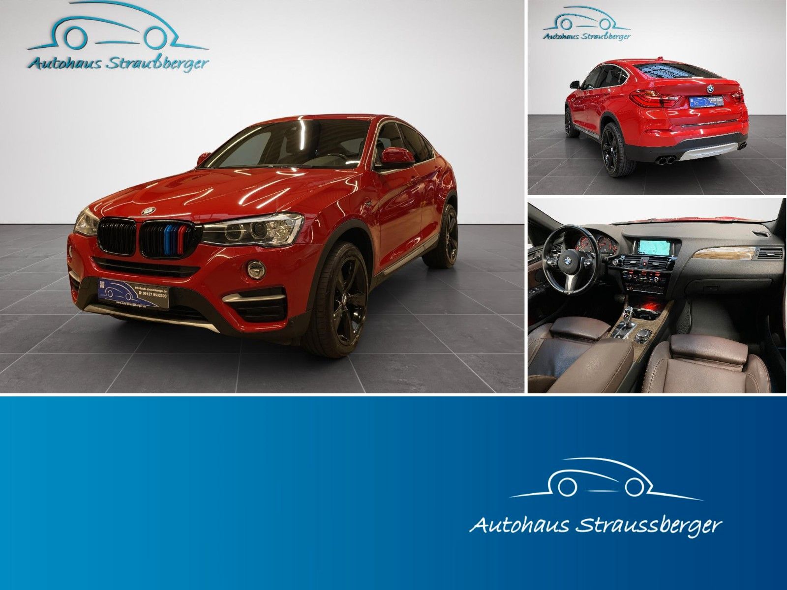 BMW X4 2017, 95 500 км, 230 kW (313 PS) дизель, автомат — фото с аукциона, доставка в Беларусь