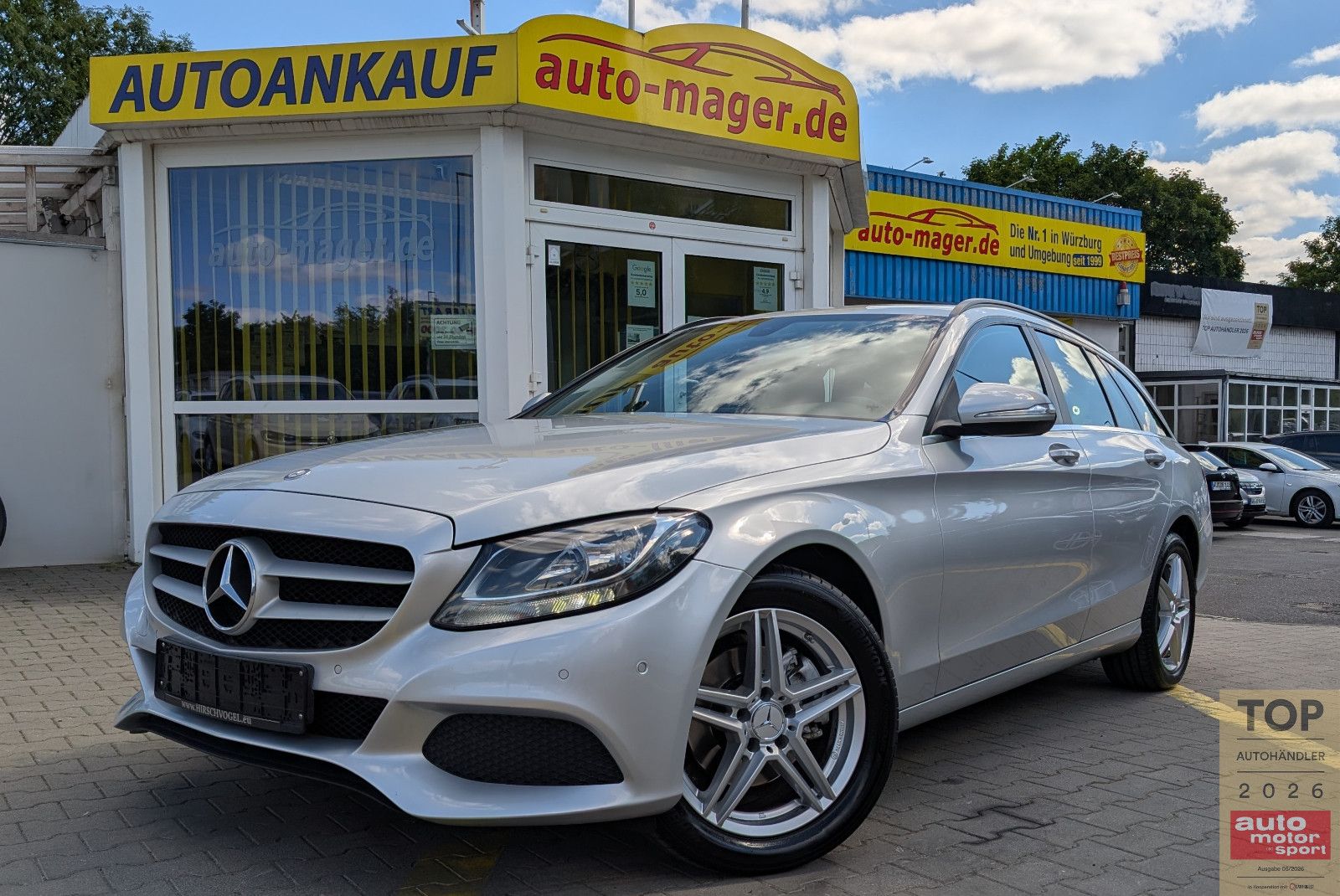 Mercedes-Benz C 220 2014, 100 000 км, 125 kW (170 PS) дизель, автомат — фото с аукциона, доставка в Беларусь