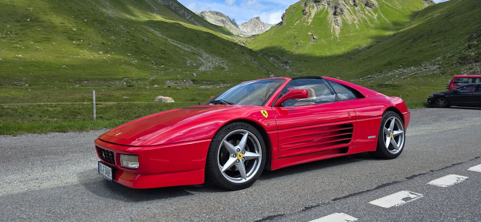 Ferrari 348 1993, 80 000 км, 217 kW (295 PS) бензин, schaltgetriebe — фото с аукциона, доставка в Беларусь